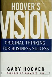 Cover of: Hoover's Vision by Hoover's Business Press