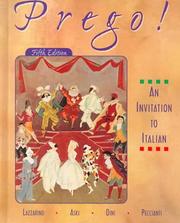 Cover of: Prego! An Invitation to Italian 5th Edition