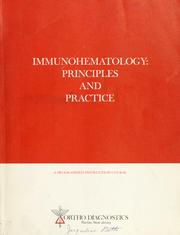 Cover of: Immunohematology by a programmed instruction course for medical technologists and students of immunohematology