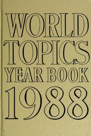 Cover of: World topics year book, 1988 by 