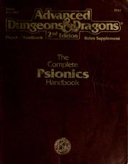 Cover of: The Complete Psionics Handbook by Steve Winter