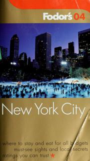 Cover of: Fodor's '04 New York City