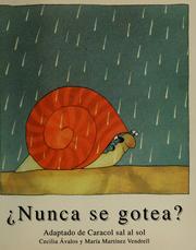Cover of: Nunca se gotea? by Cecilia Avalos
