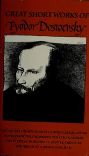 Cover of: Great short works of Fyodor Dostoevsky by Фёдор Михайлович Достоевский