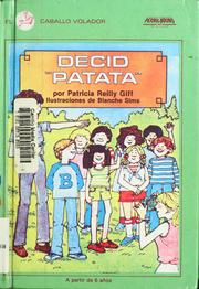 Cover of: Decid "Patata"