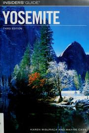Cover of: Insiders' guide to Yosemite by Karen Misuraca