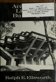Cover of: Academic library buildings by Ralph Eugene Ellsworth