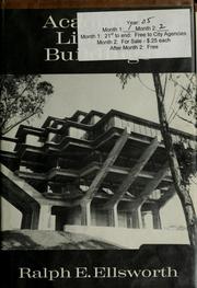 Academic library buildings by Ralph Eugene Ellsworth