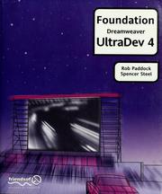 Cover of: Foundation Dreamweaver UltraDev 4