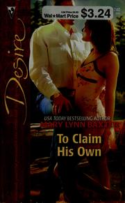 Cover of: To Claim His Own