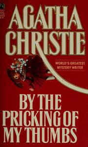 Cover of: By the pricking of my thumbs