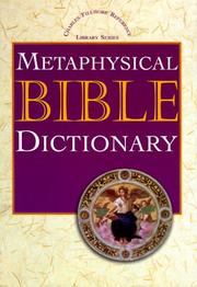 Cover of: Metaphysical Bible Dictionary (Charles Fillmore Reference Library)
