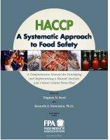 Cover of: HACCP A Systematic Approach to Food Safety