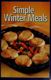 Cover of: Simple winter meals.