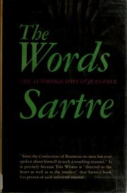 Cover of: The words by Jean-Paul Sartre