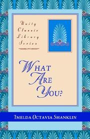 Cover of: What Are You? by Imelda Octavia Shanklin
