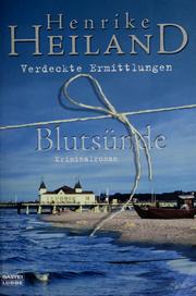 Cover of: Blutsünde: Verdeckte Ermittlungen ; Kriminalroman