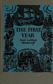 Cover of: The first year.