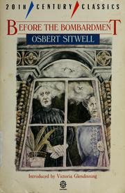 Cover of: Before the bombardment by Osbert Sitwell