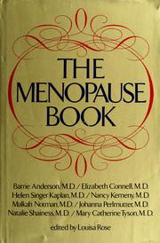 Cover of: The Menopause book by Barrie Anderson ... [et al.] ; edited by Louisa Rose.