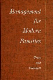 Cover of: Management for modern families