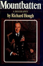 Cover of: Mountbatten by Richard Alexander Hough