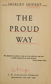 Cover of: The proud way.