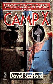Cover of: Camp X by David Stafford