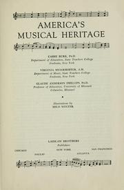 Cover of: America's musical heritage