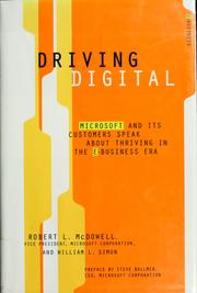 Cover of: Driving Digital: Microsoft and Its Customers Speak About Thriving in the E-Business Era