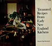 Cover of: Treasured recipes from early New England kitchens