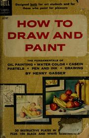 Cover of: How to draw and paint.