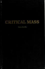 Cover of: Critical mass: a strategy for revival in North America