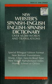 Cover of: Webster's Spanish-English, English-Spanish dictionary
