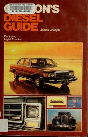 Cover of: Chilton's diesel guide by Joseph, James