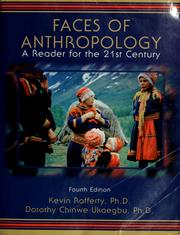 Cover of: Faces of anthropology