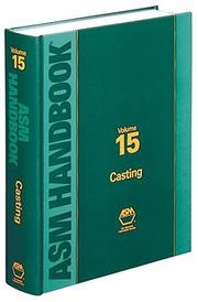 Cover of: Asm Handbook: Casting (Asm Handbook)