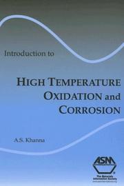 Introduction to High Temperature Oxidation and Corrosion (#06949G) by A. S. Khanna