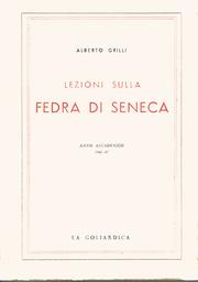 Cover of: Lezioni sulla Fedra di Seneca