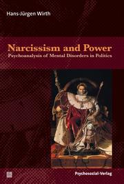 Cover of: Narcissism and Power by Hans-Jürgen Wirth