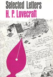 Cover of: Selected letters, 1925-1929 by H.P. Lovecraft