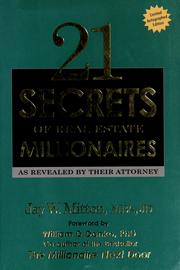 Cover of: 21 secrets of real estate millionaires