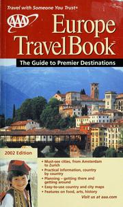 Cover of: AAA Europe travelbook: the guide to premier destinations