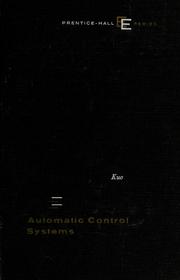 Cover of: Automatic control systems. by Benjamin C. Kuo