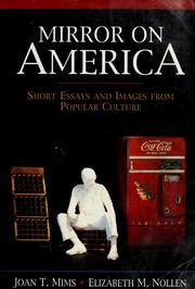 Cover of: Mirror on America: short essays and images from popular culture