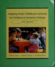 Adapting early childhood curricula for children in inclusive settings