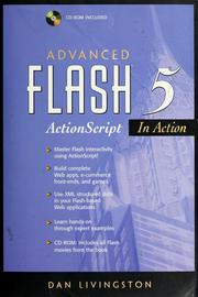 Cover of: Advanced Flash 5, ActionScript in Action