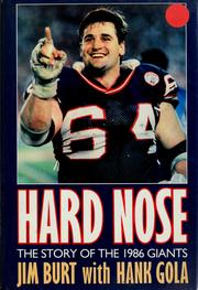 Cover of: Hard nose | Jim Burt