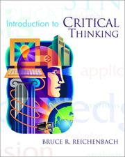 Cover of: An Introduction to Critical Thinking