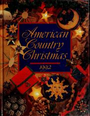 Cover of: American country Christmas by Brenda Waldron Kolb